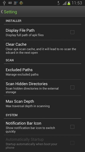 android package installer app